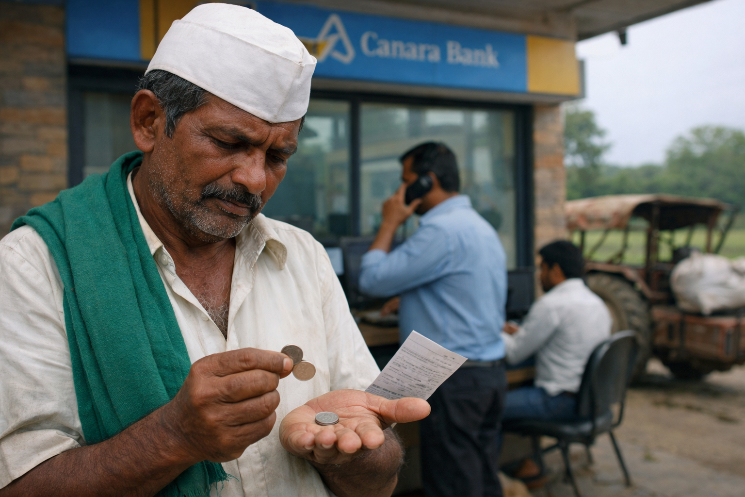 https://salarnews.in/public/uploads/images/newsimages/maannewsimage14032026_221833_Farmer at bank, coins in hand.png